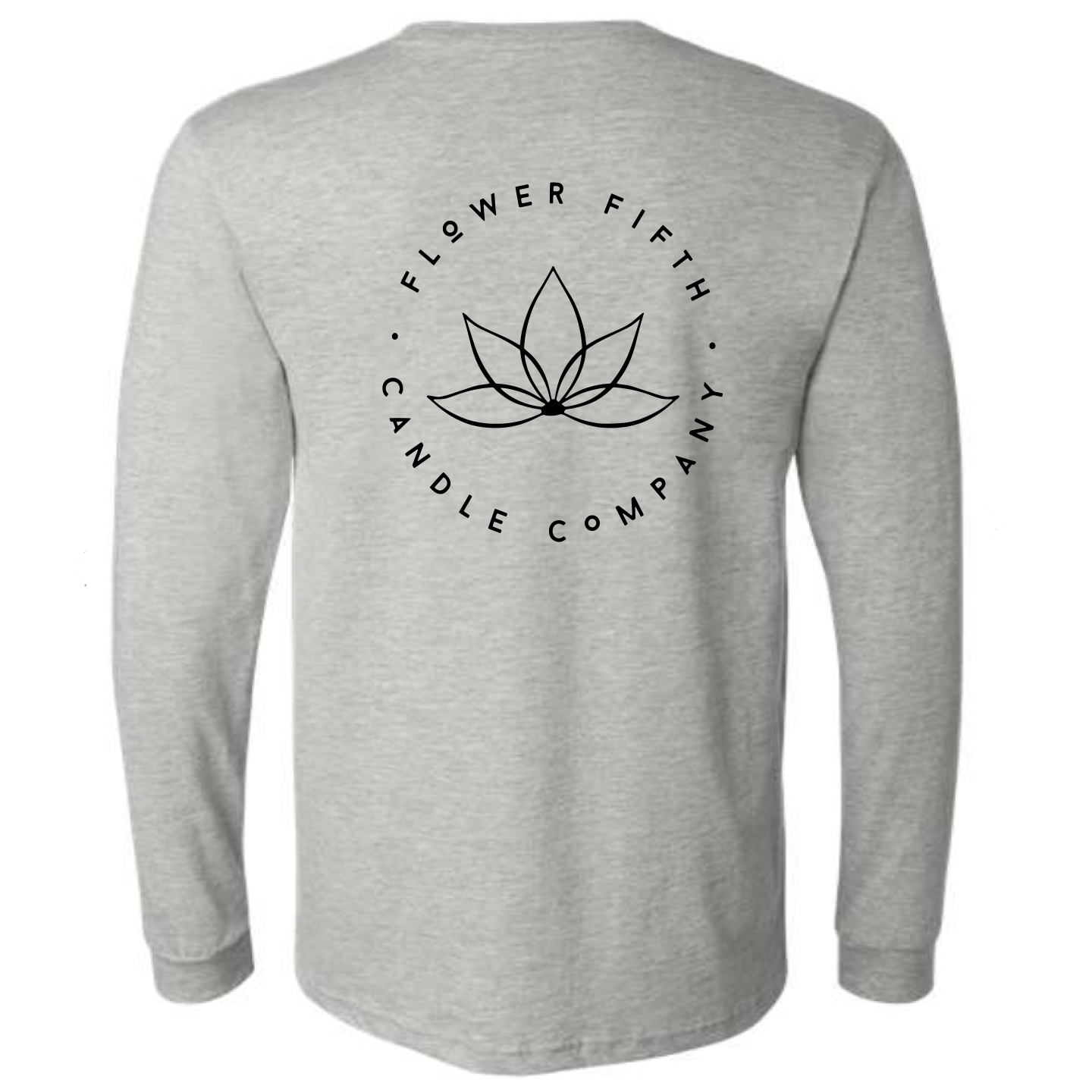 Flower Fifth Grey T - shirt