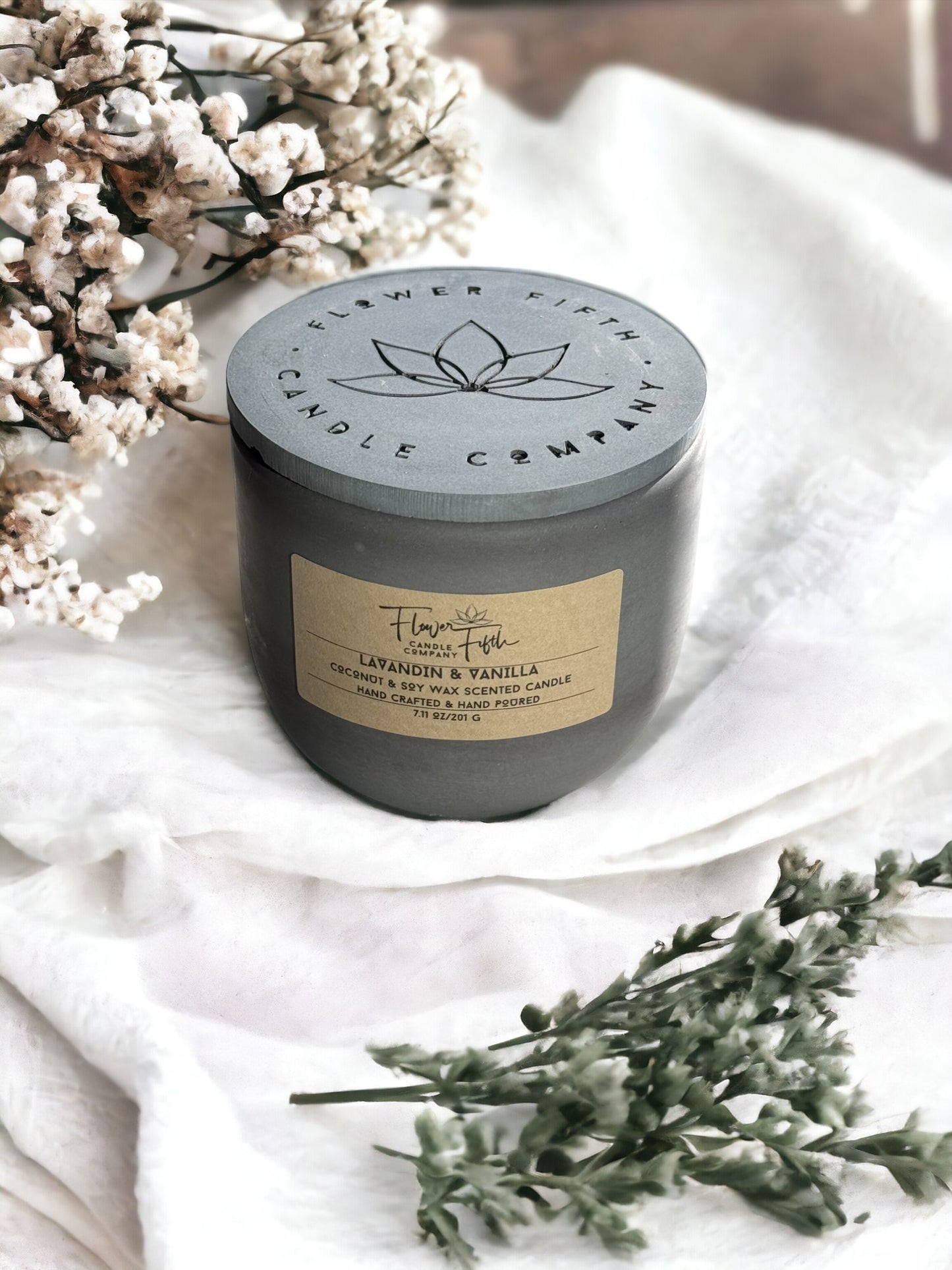 Flower Fifth Shadow Candle