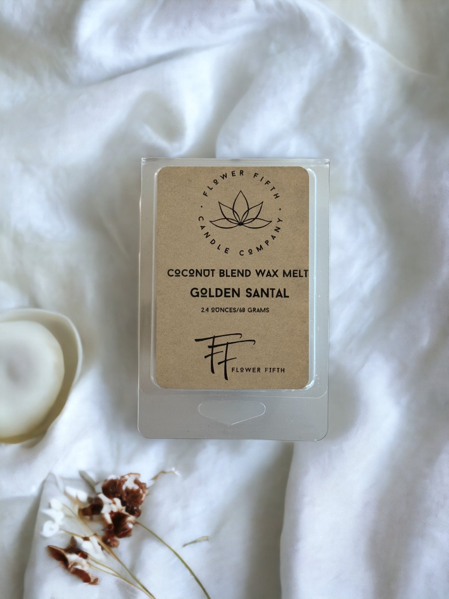 Flower Fifth Wax Melt - Golden Santal